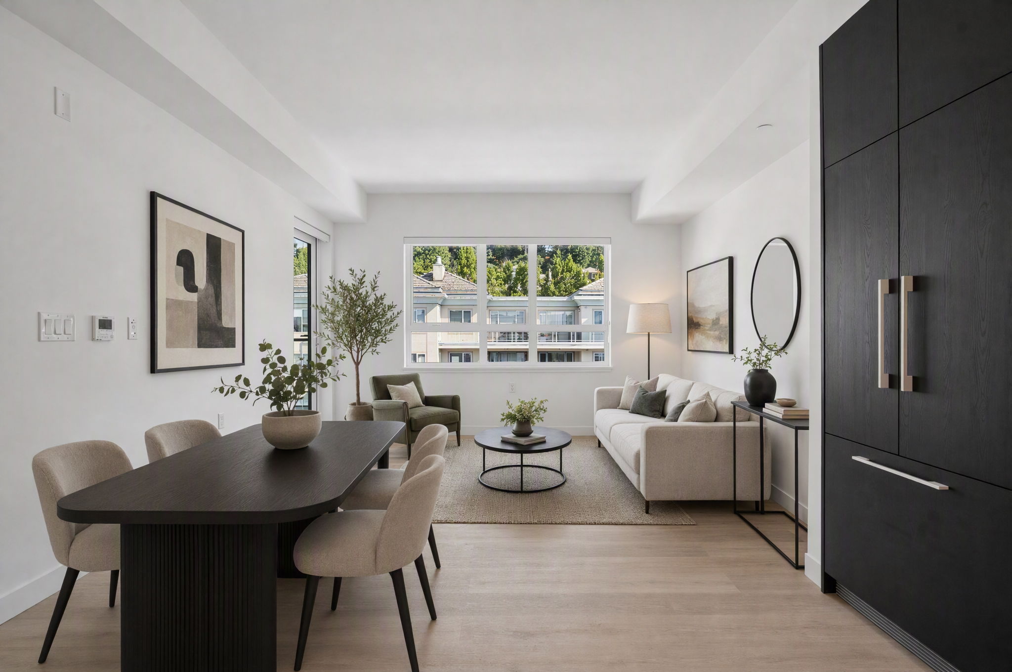 One Bed + Den floorplan preview